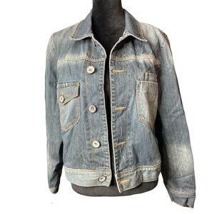 Arizona Jean Company Button Down Denim Jacket